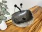 Preview: Naturstein Waschbecken Aufsatzwaschbecken Flussstein 48x36 cm