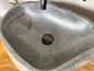 Preview: Naturstein Waschbecken Aufsatzwaschbecken Flussstein 48x36 cm