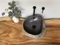 Preview: Naturstein Waschbecken Aufsatzwaschbecken Flussstein 46x42 cm