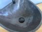 Preview: Naturstein Waschbecken Aufsatzwaschbecken Flussstein 40x37 cm