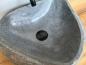 Preview: Naturstein Waschbecken Aufsatzwaschbecken Flussstein 42x41 cm