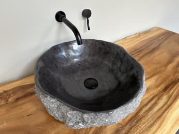 Marmor Naturstein Waschbecken Aufsatzwaschbecken 48x47 cm