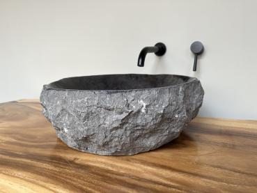 Marmor Naturstein Waschbecken Aufsatzwaschbecken 48x47 cm