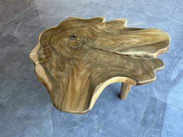 Couchtisch Massivholz Tisch Suar Holz 120x100 cm