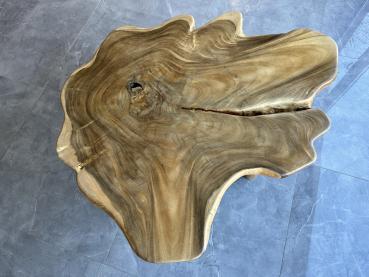 Couchtisch Massivholz Tisch Suar Holz 120x100 cm