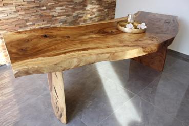 Massivholz Tisch Suar Holz Esstisch 256 cm