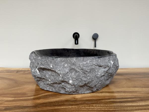 Marmor Naturstein Waschbecken Aufsatzwaschbecken 48x47 cm