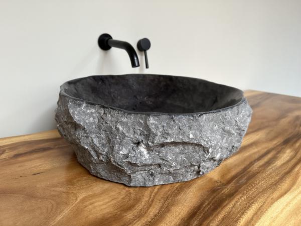 Marmor Naturstein Waschbecken Aufsatzwaschbecken 48x47 cm