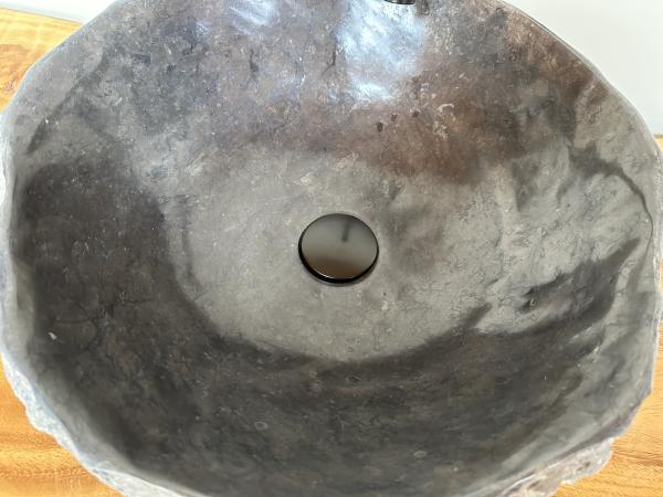 Marmor Naturstein Waschbecken Aufsatzwaschbecken 48x47 cm