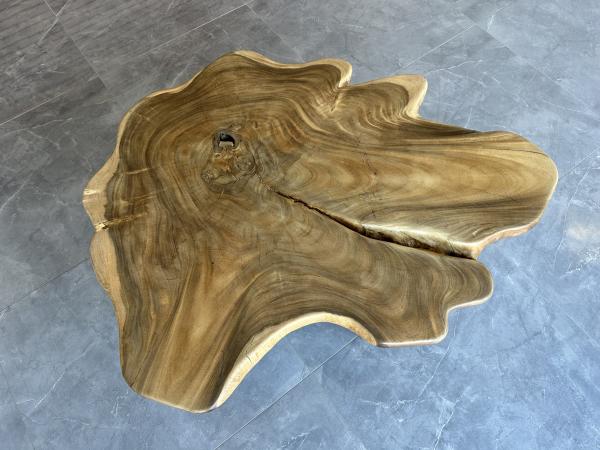 Couchtisch Massivholz Tisch Suar Holz 120x100 cm